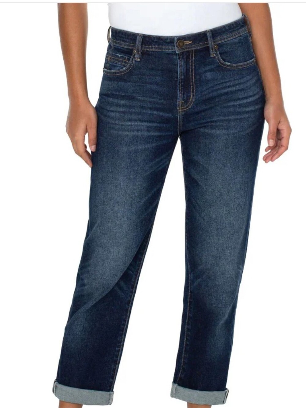Liverpool The Keeper Boyfriend Blue Jeans.